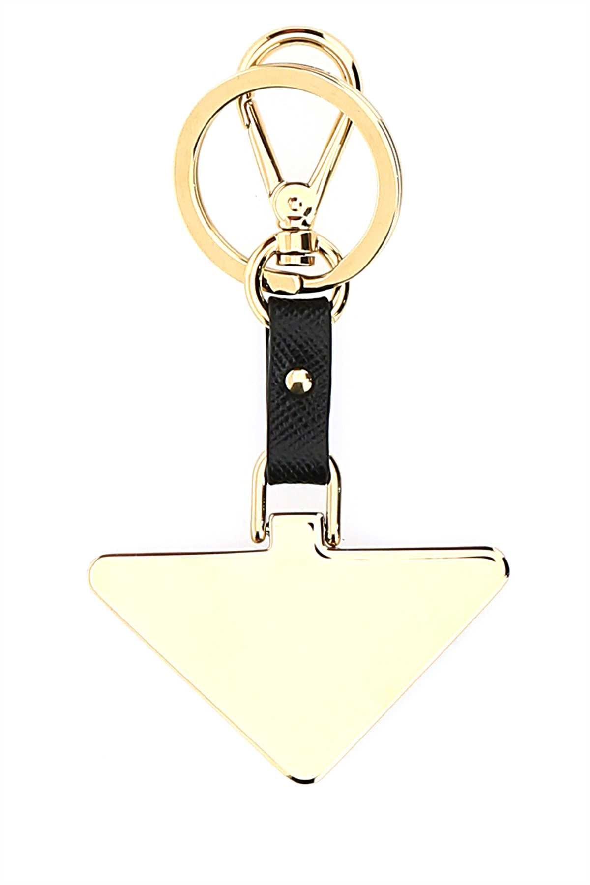 PRADA PORTACHIAVI For Women 100%STEEL-100%CALFLEATHER