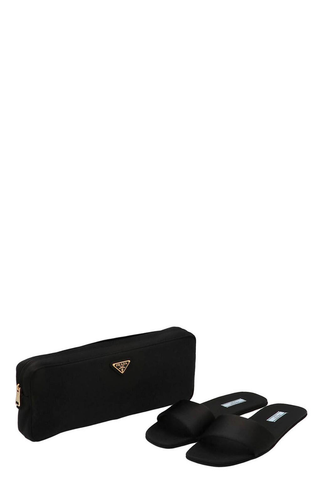 PRADA Slippers and slipper bag For Home Unisex 100% silk