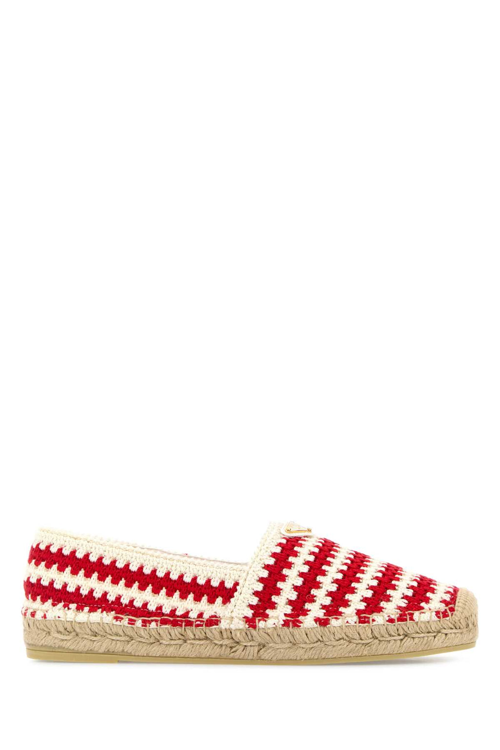 PRADA ESPADRILLAS For Women Exterior: 100% Cotton Interior: 100% Cotton 100% Cord Sole: Rubber