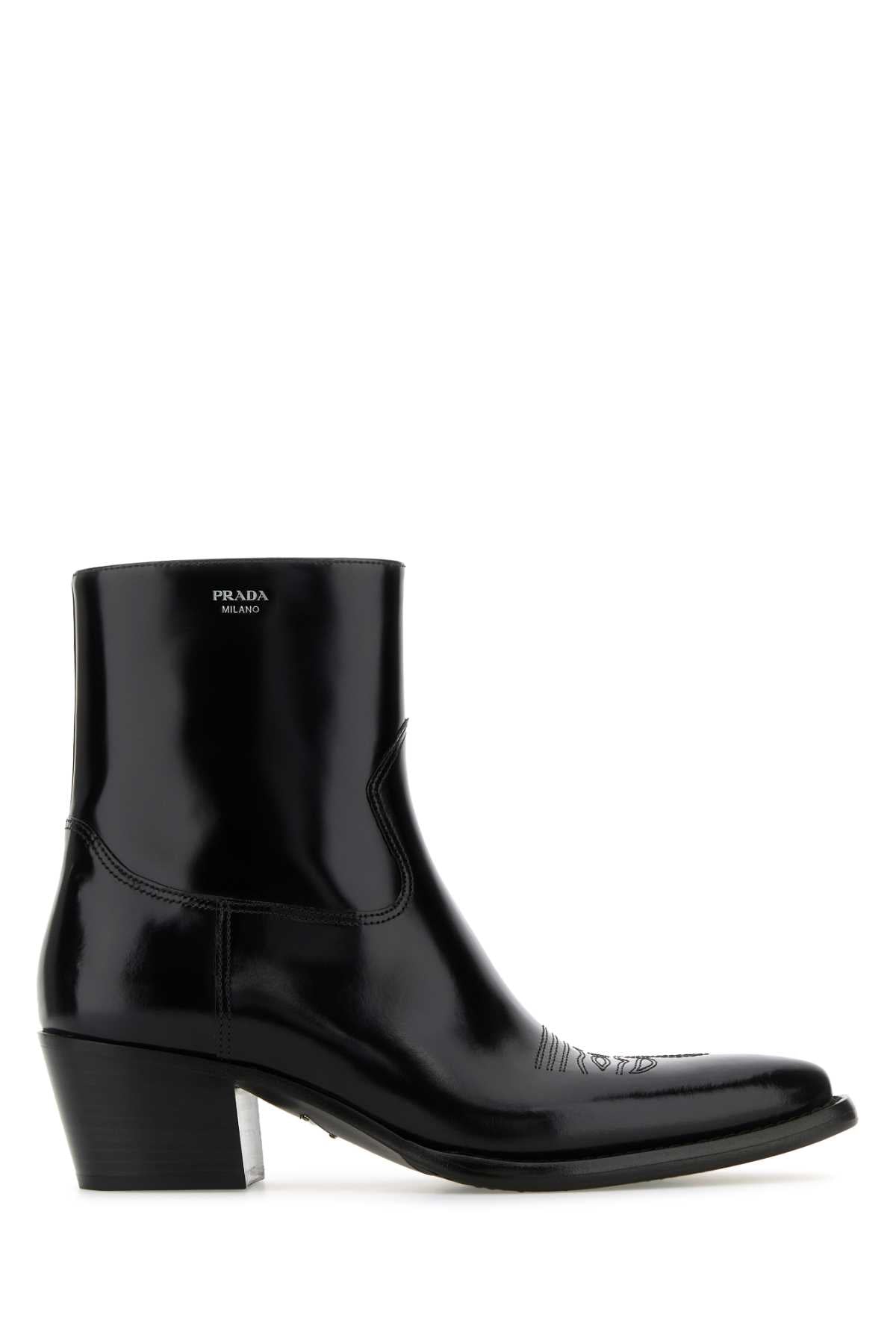 PRADA STIVALETTI (16-28) For Women 100%CALFLEATHER