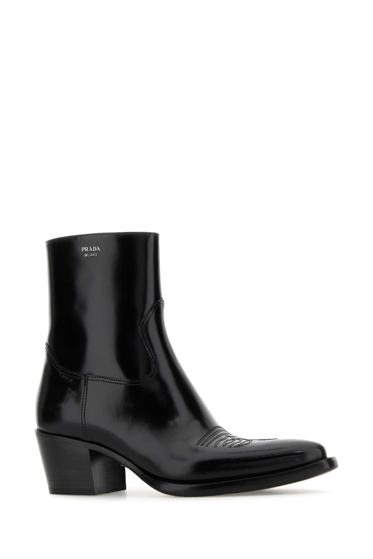 PRADA STIVALETTI (16-28) For Women 100%CALFLEATHER