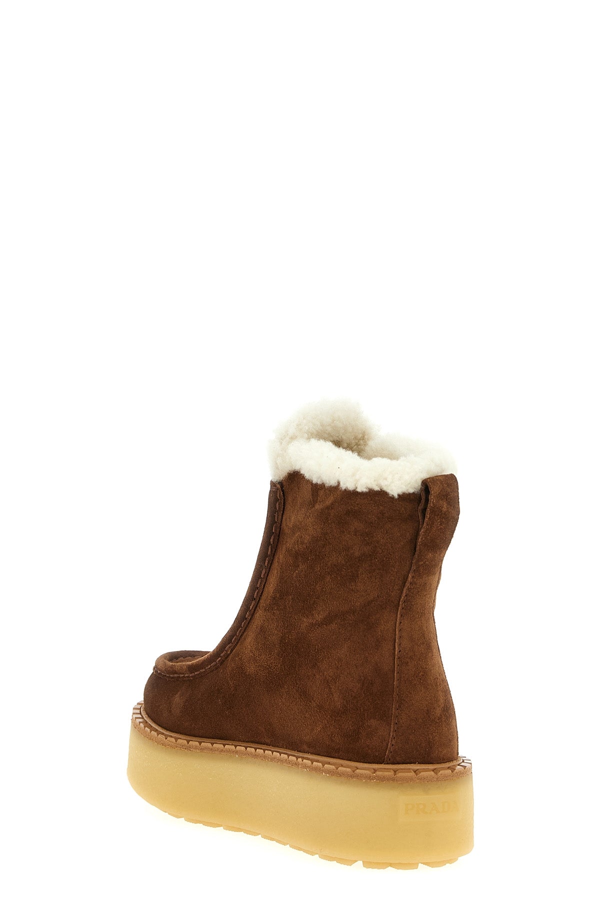 PRADA Suede ankle boots For Women 100% calfskin leather (Bos Taurus)