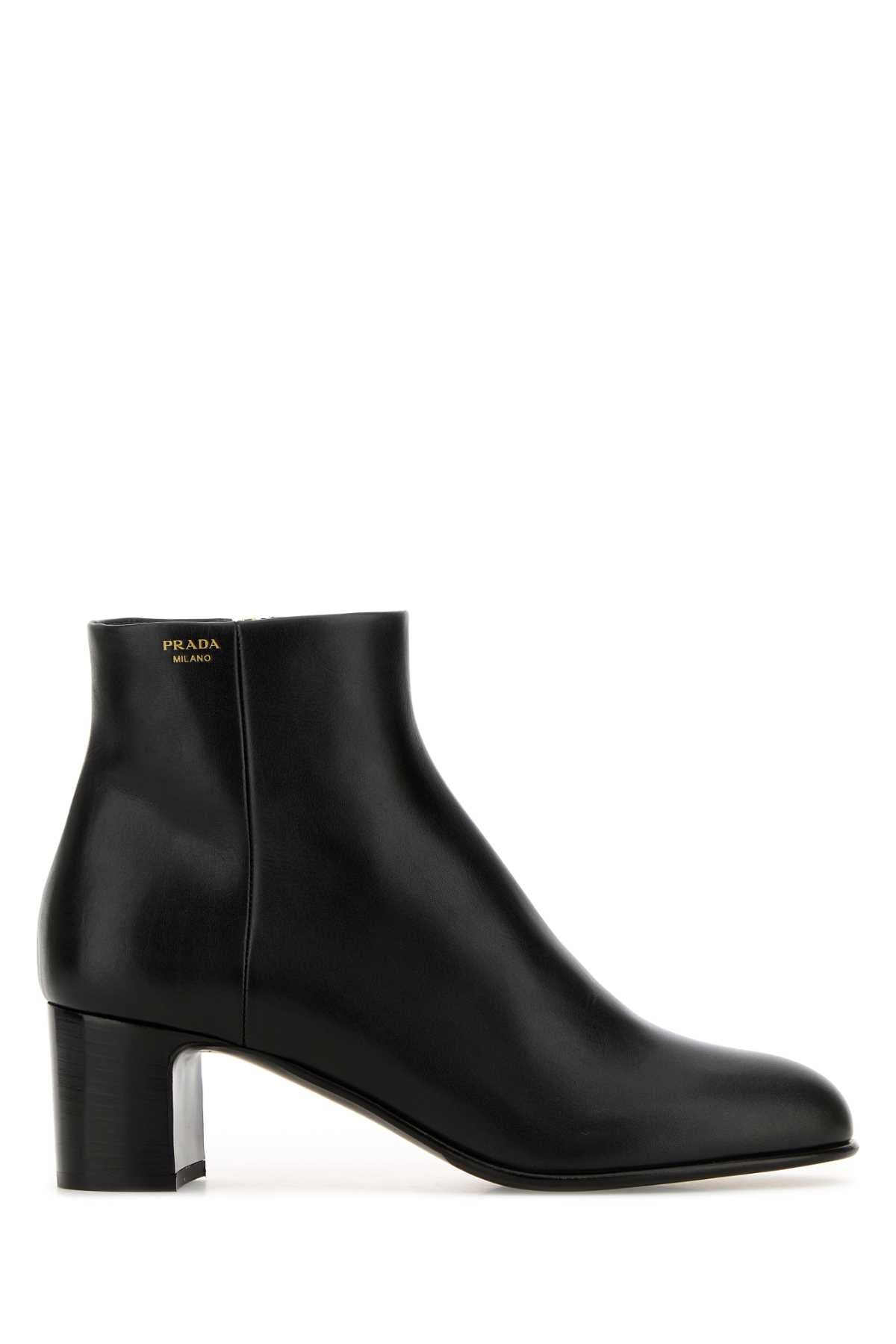PRADA TRONCHETTI (6-16) For Women Exterior: 100% Calf Interior: 100% Leather Sole: Rubber