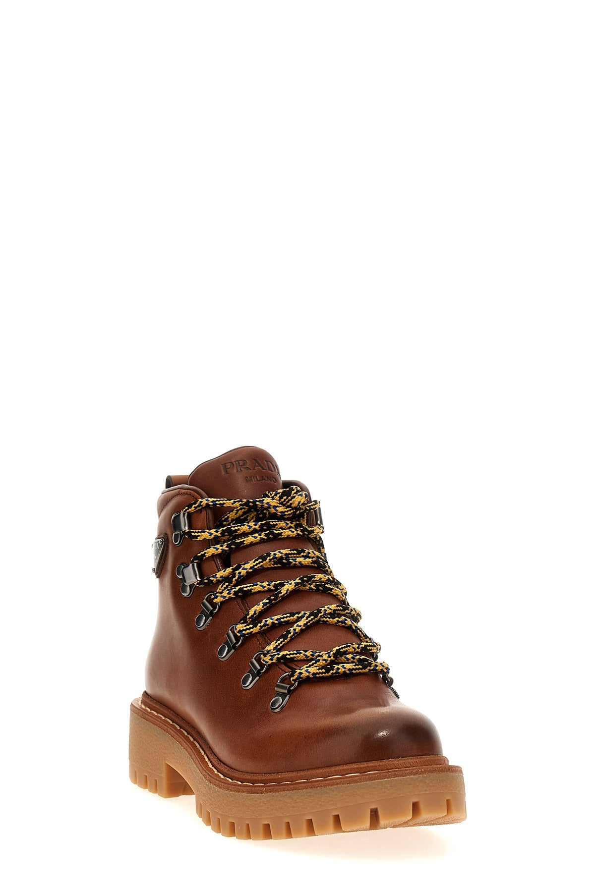 PRADA Logo ankle boots For Women 100% cow leather (bos taurus)