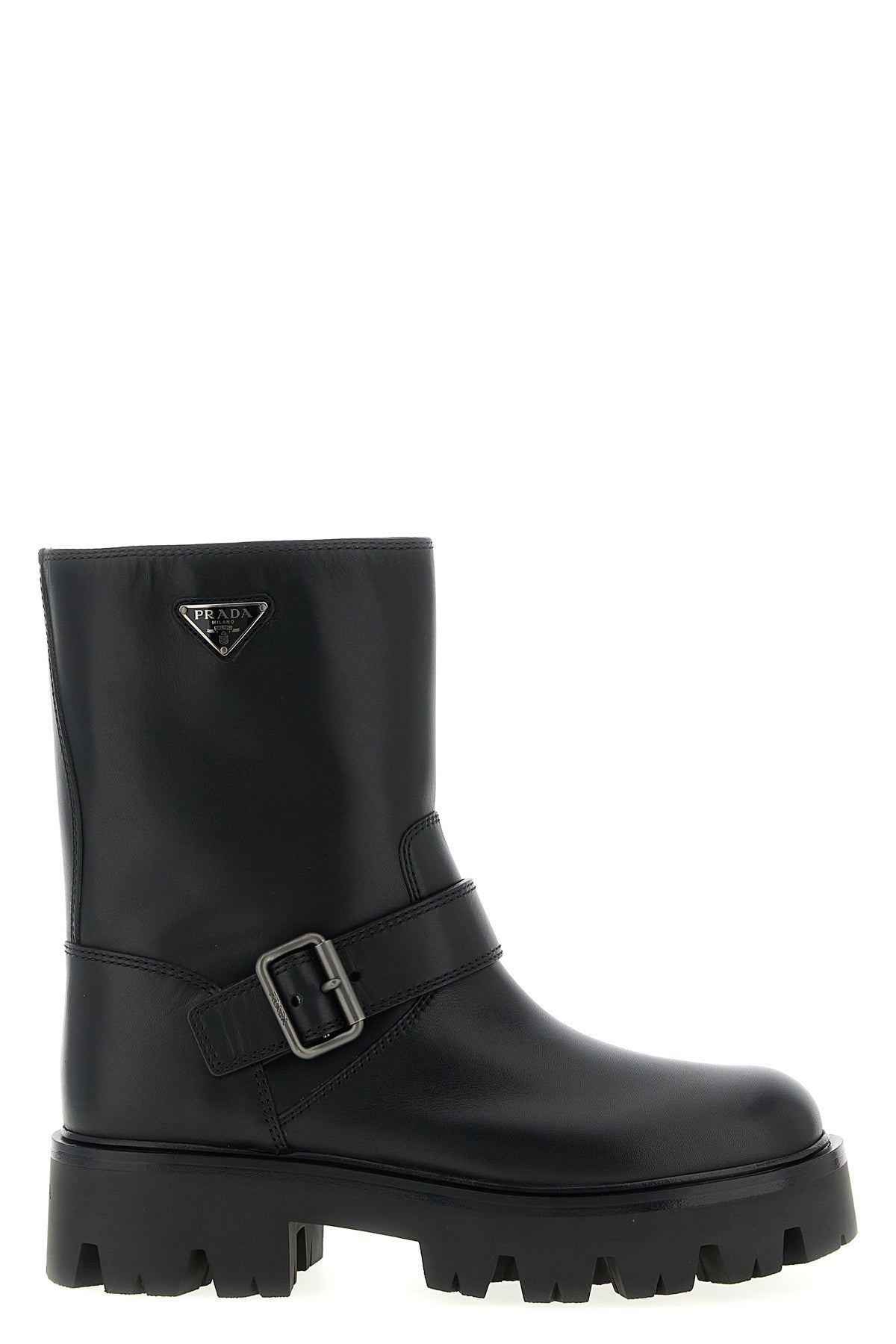 PRADA Biker boots For Women 100% calfskin leather (Bos Taurus)