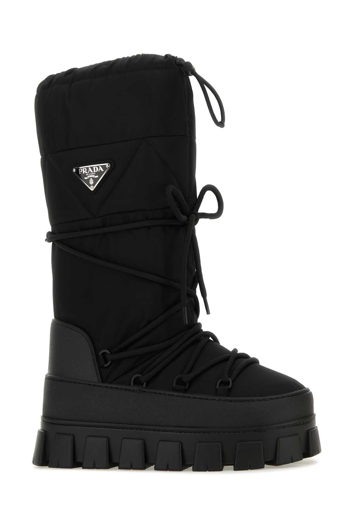 PRADA STIVALI For UNISEX 100%POLIAMMIDERICICLATA-100%VITELLO