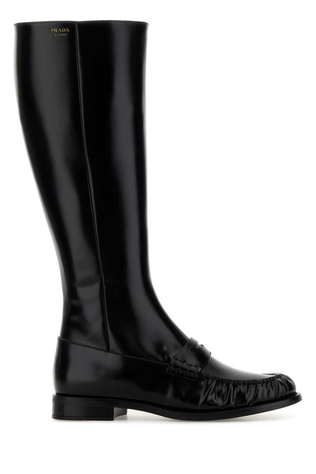 PRADA STIVALI For Women Exterior: 100% Leather Interior: 100% Leather Sole: Rubber