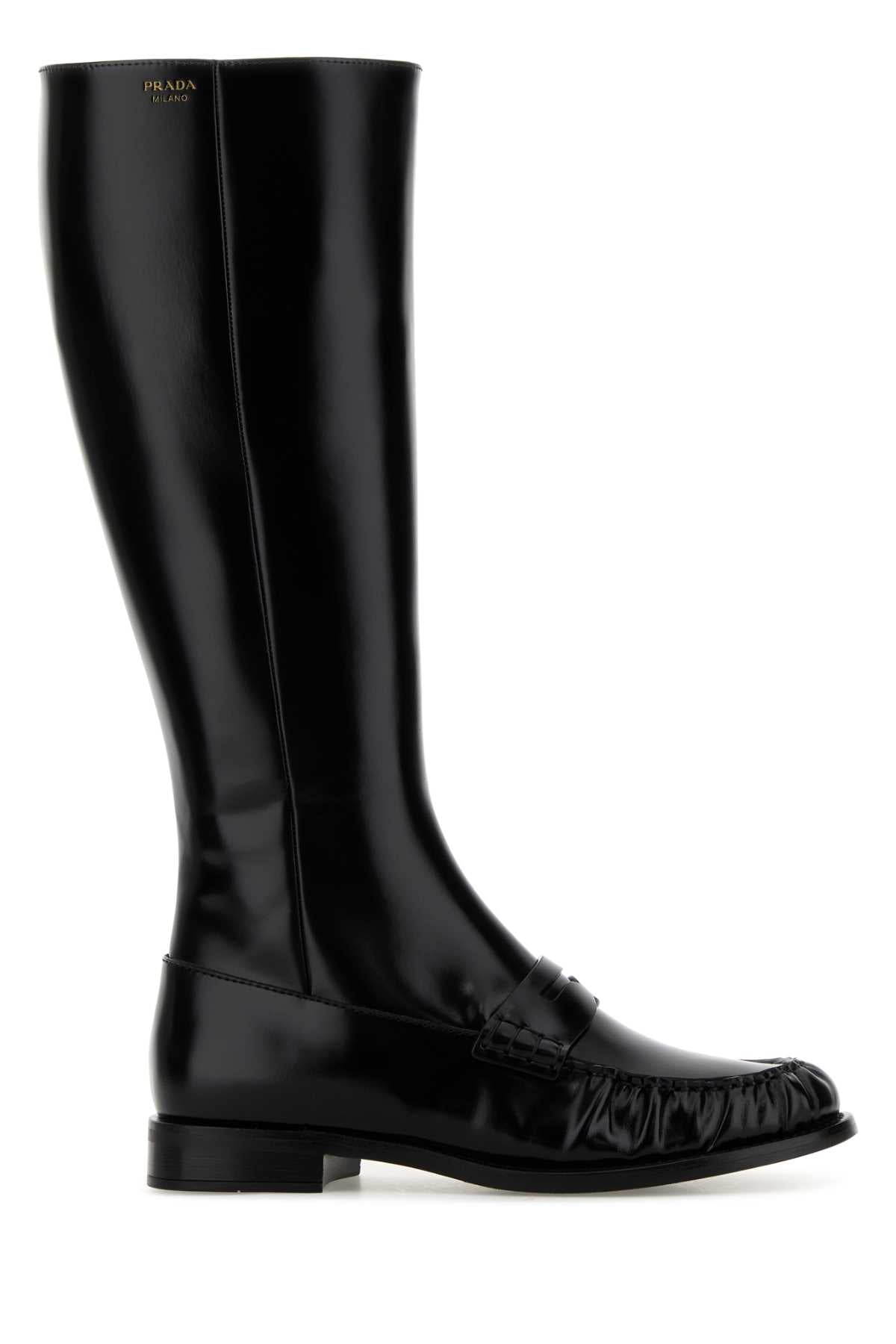 PRADA STIVALI For Women Exterior: 100% Leather Interior: 100% Leather Sole: Rubber