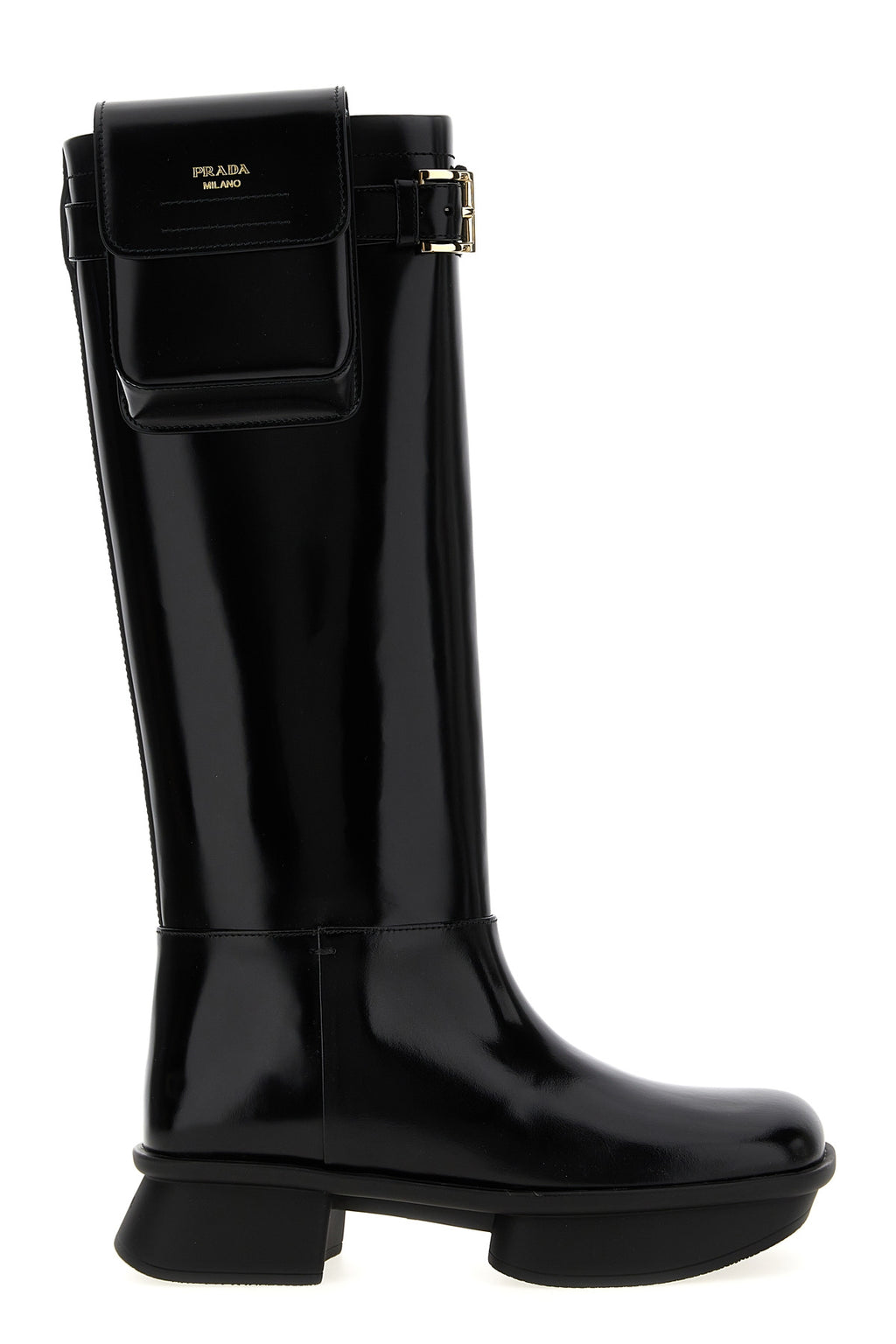 PRADA 'Equal' boots For Women 100% calfskin leather (Bos Taurus)
