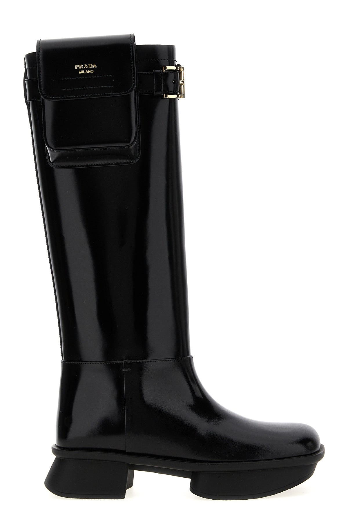 PRADA 'Equal' boots For Women 100% calfskin leather (Bos Taurus)
