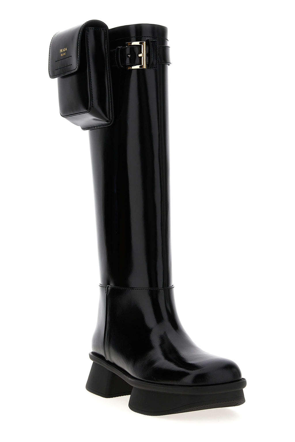 PRADA 'Equal' boots For Women 100% calfskin leather (Bos Taurus)