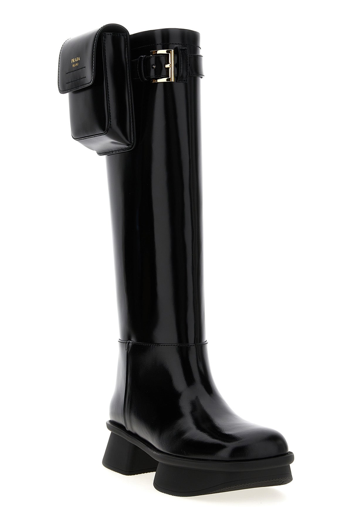 PRADA 'Equal' boots For Women 100% calfskin leather (Bos Taurus)
