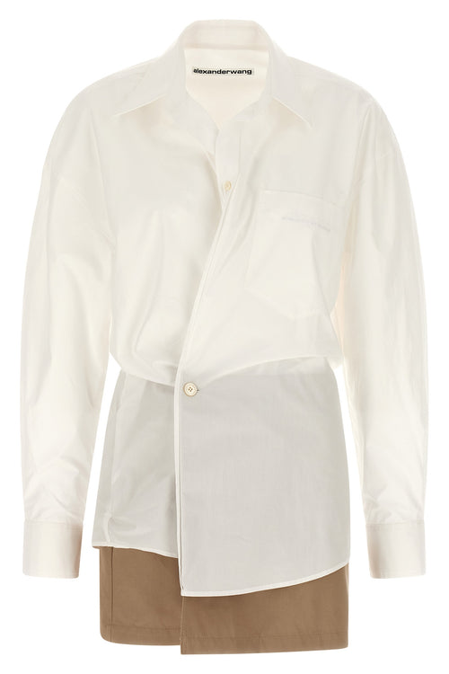 ALEXANDER WANG 'Pre-styled wrap dress' dress For Women 100% cotton