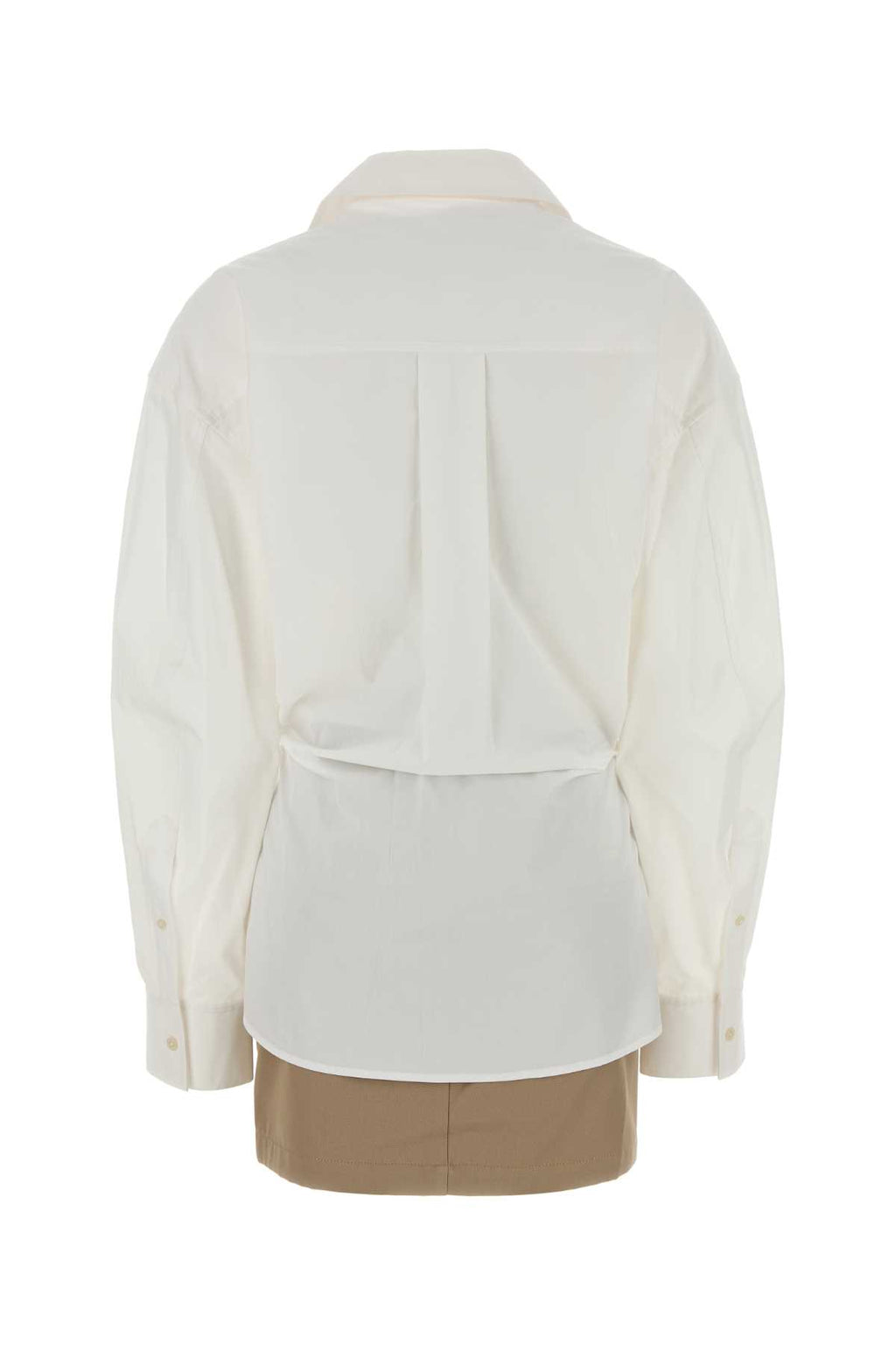 ALEXANDER WANG PRE-STYLED MINI WRAP DRESS W/ TWILL For Women Exterior: 100% Cotton