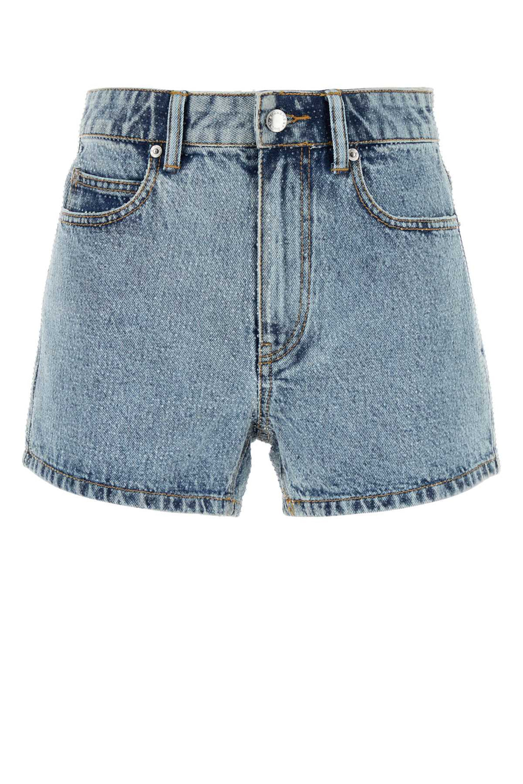 ALEXANDER WANG SHORTY - ALL OVER CLEAR BEAD HOTFIX For Women Exterior: 100% Cotton