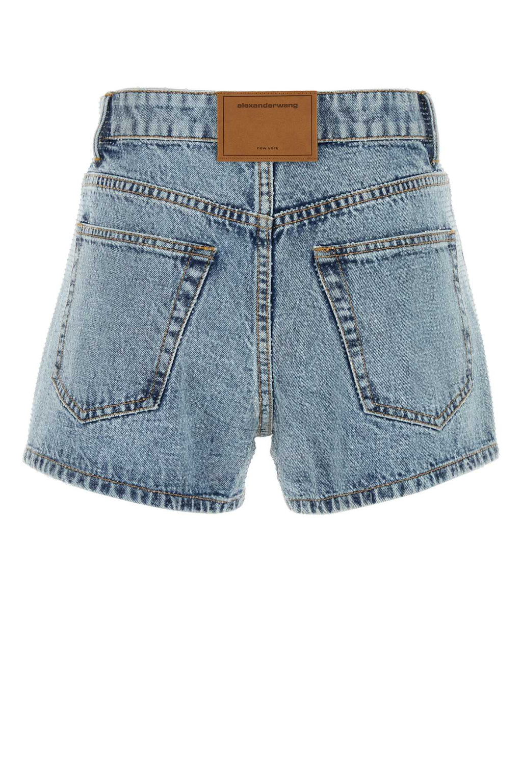 ALEXANDER WANG SHORTY - ALL OVER CLEAR BEAD HOTFIX For Women Exterior: 100% Cotton