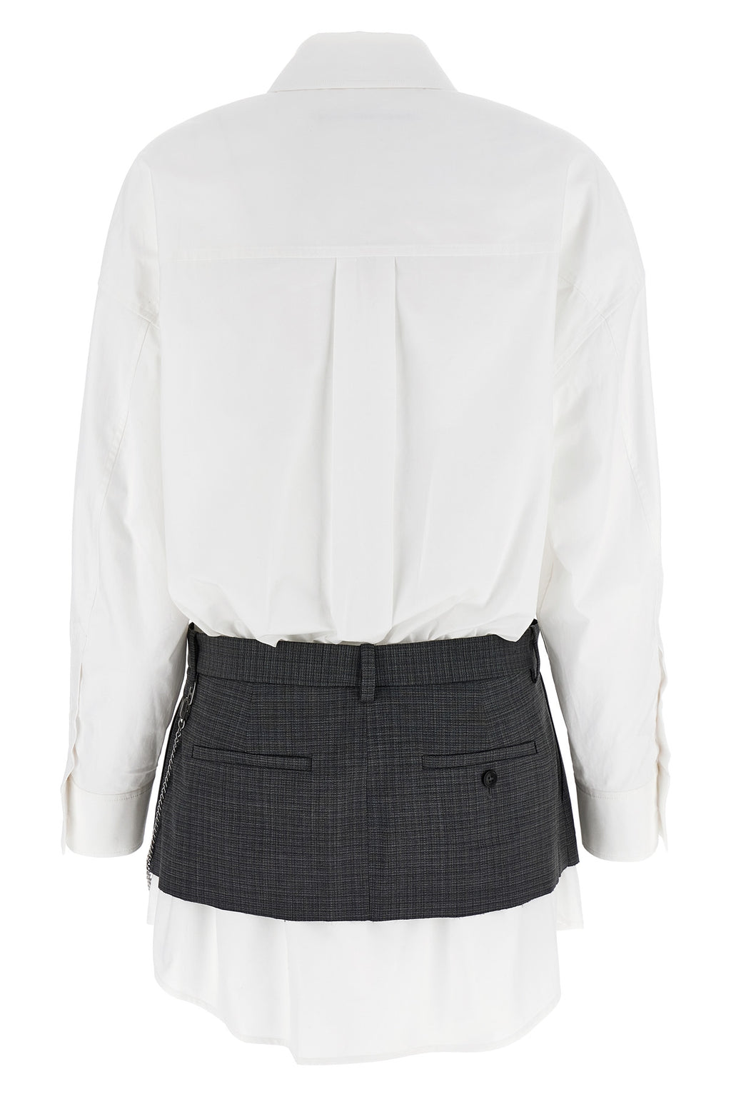 ALEXANDER WANG 'Pre-Styled Shirt Dress W Chain' dress For Women 100% cotton