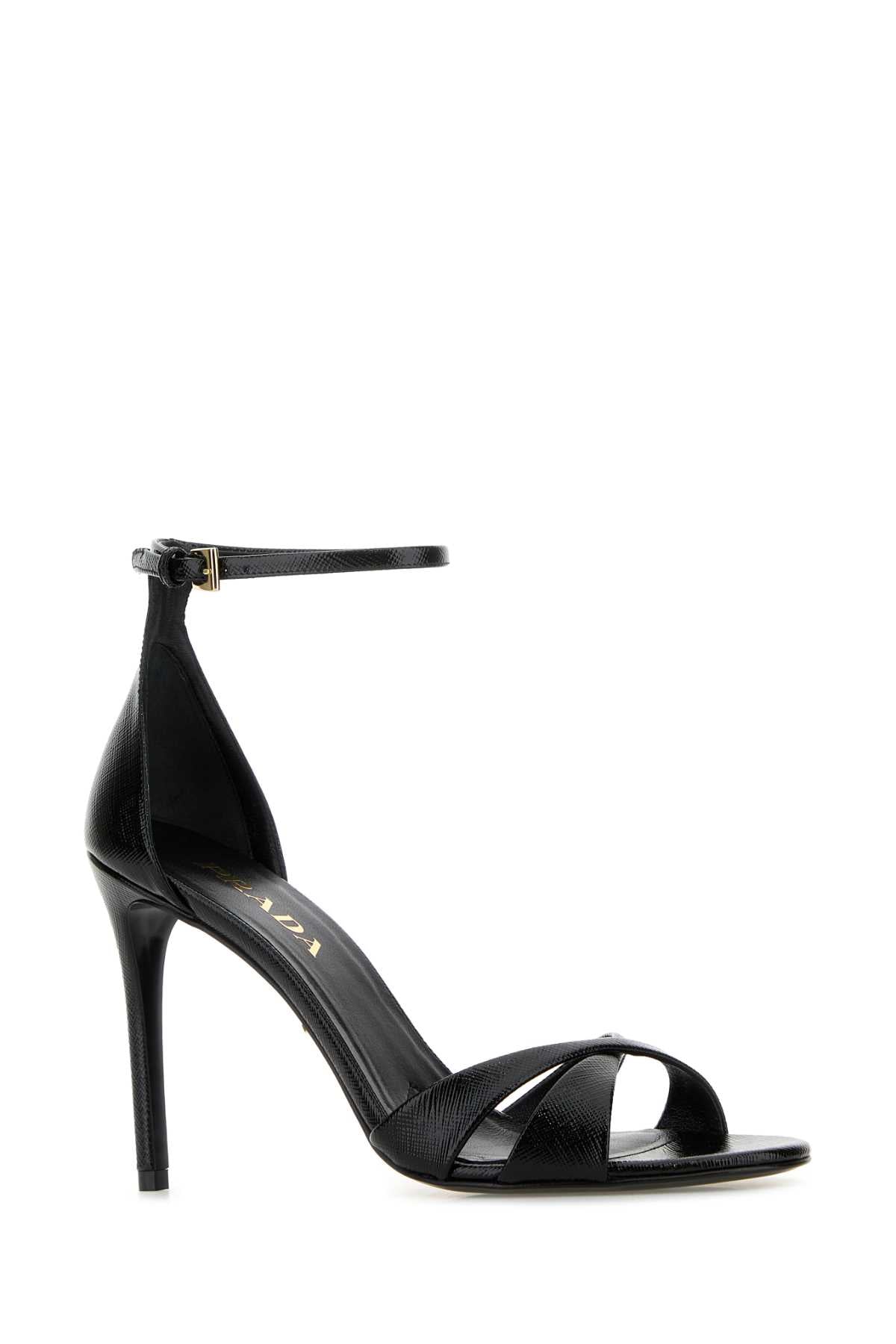 PRADA SANDALI For Women Exterior: 100% Leather Interior: 100% Leather Sole: Leather and Rubber