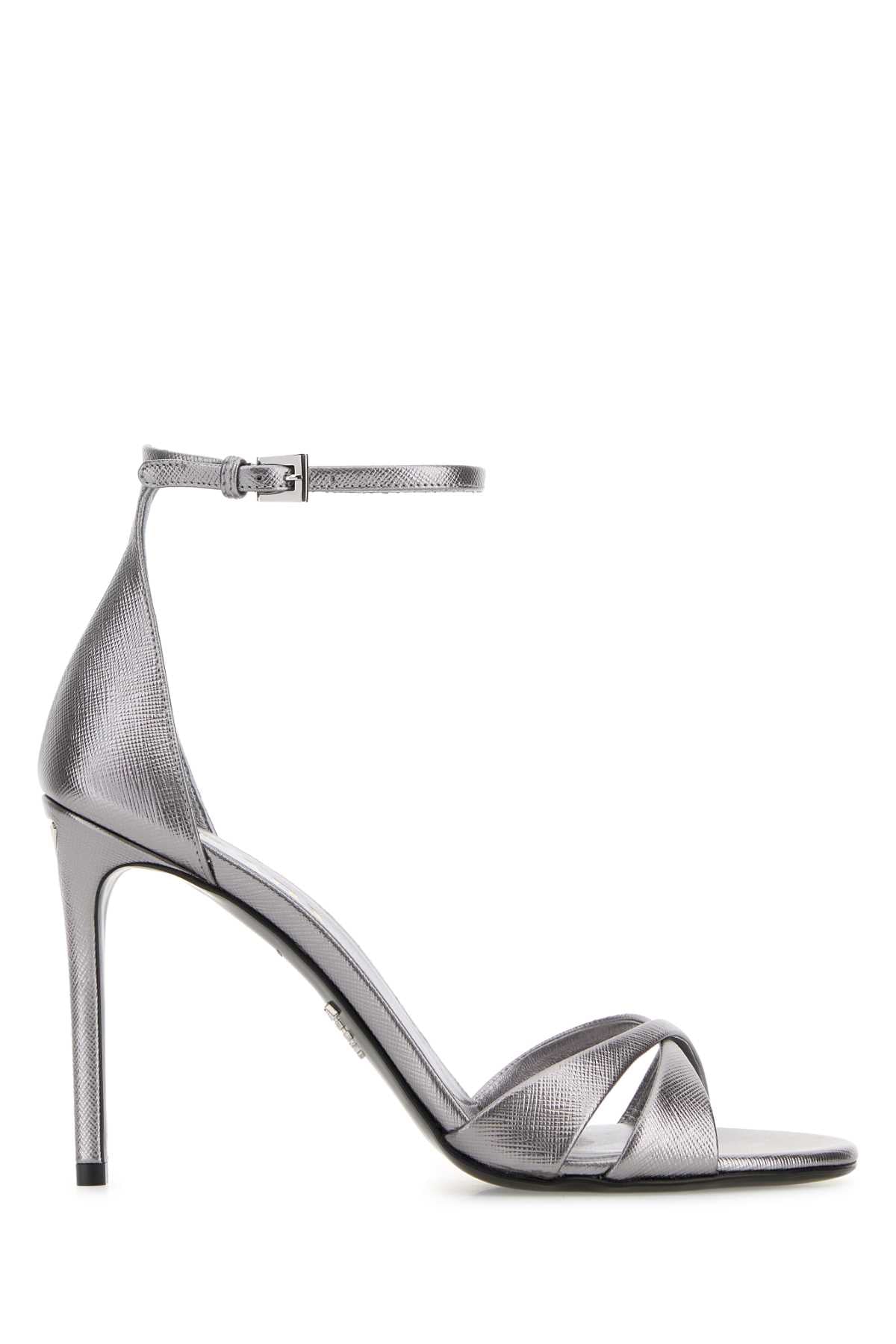 PRADA SANDALI For Women Exterior: 100% Leather Interior: 100% Leather Sole: Leather and Rubber