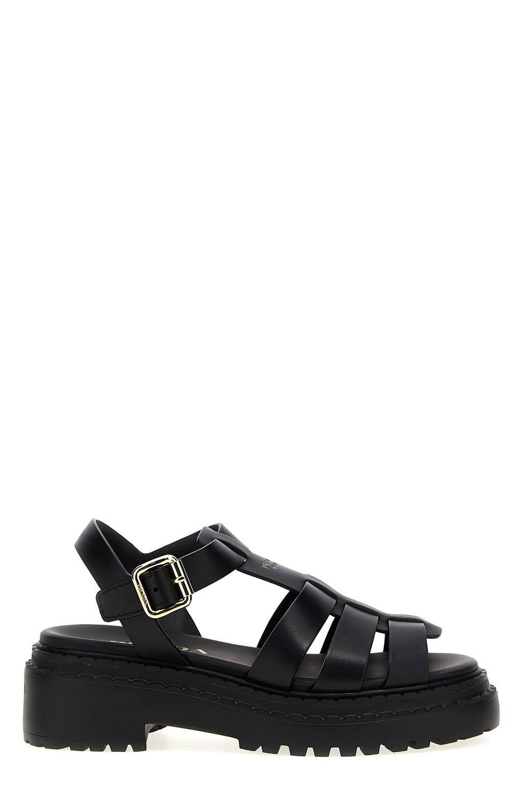 PRADA 'Monolith' sandals For Women 100% calfskin leather (Bos Taurus)