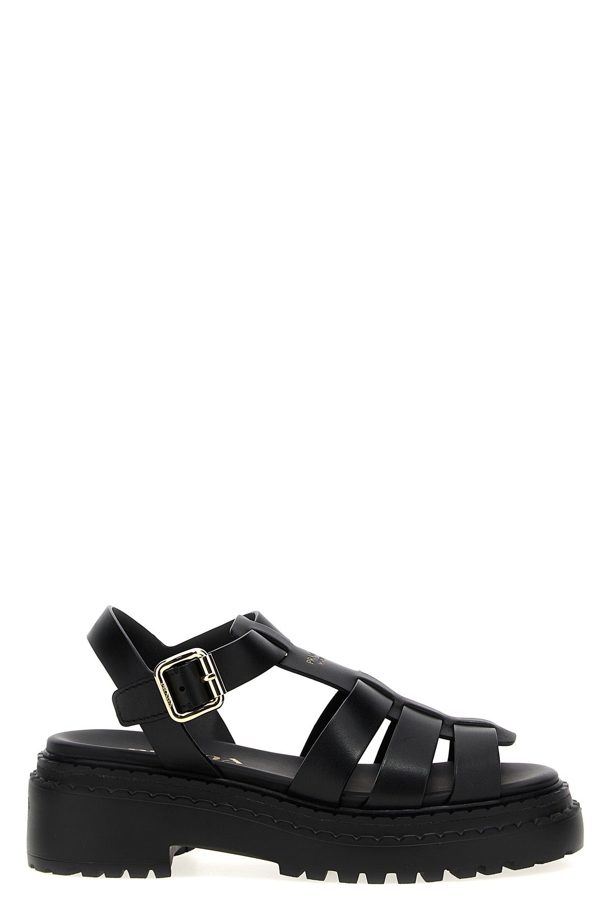 PRADA 'Monolith' sandals For Women 100% calfskin leather (Bos Taurus)
