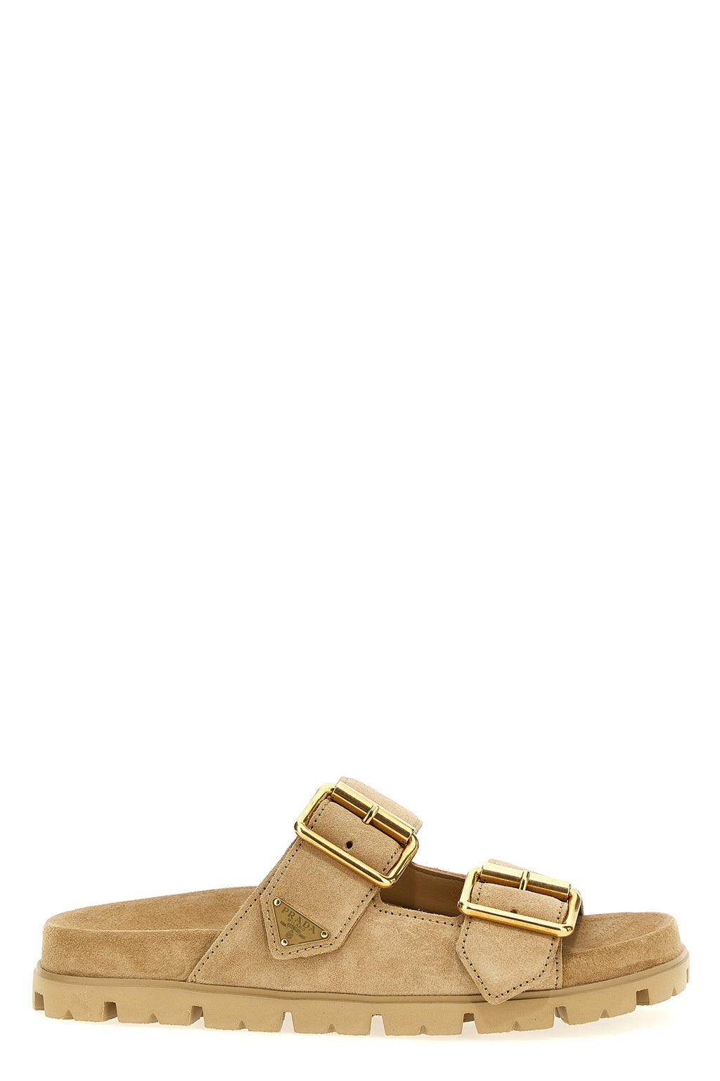 PRADA 'Slider' sandals For Women 100% calfskin leather (Bos Taurus)