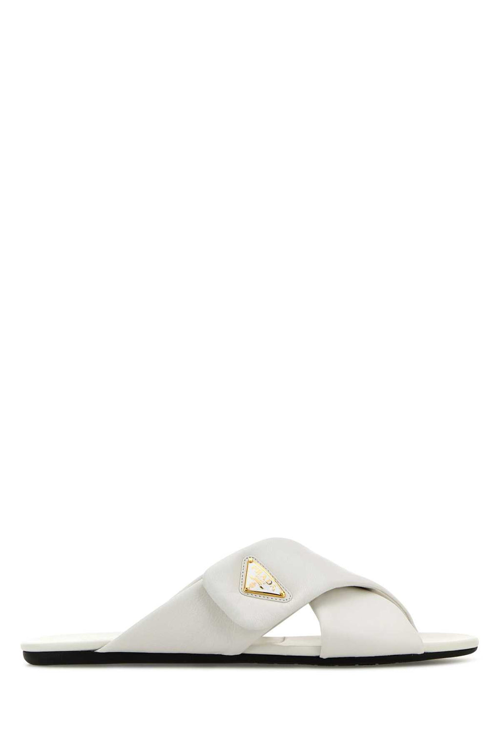 PRADA SANDALI For Women Exterior: 100% Nappa leather Interior: 100% Leather Sole: Rubber