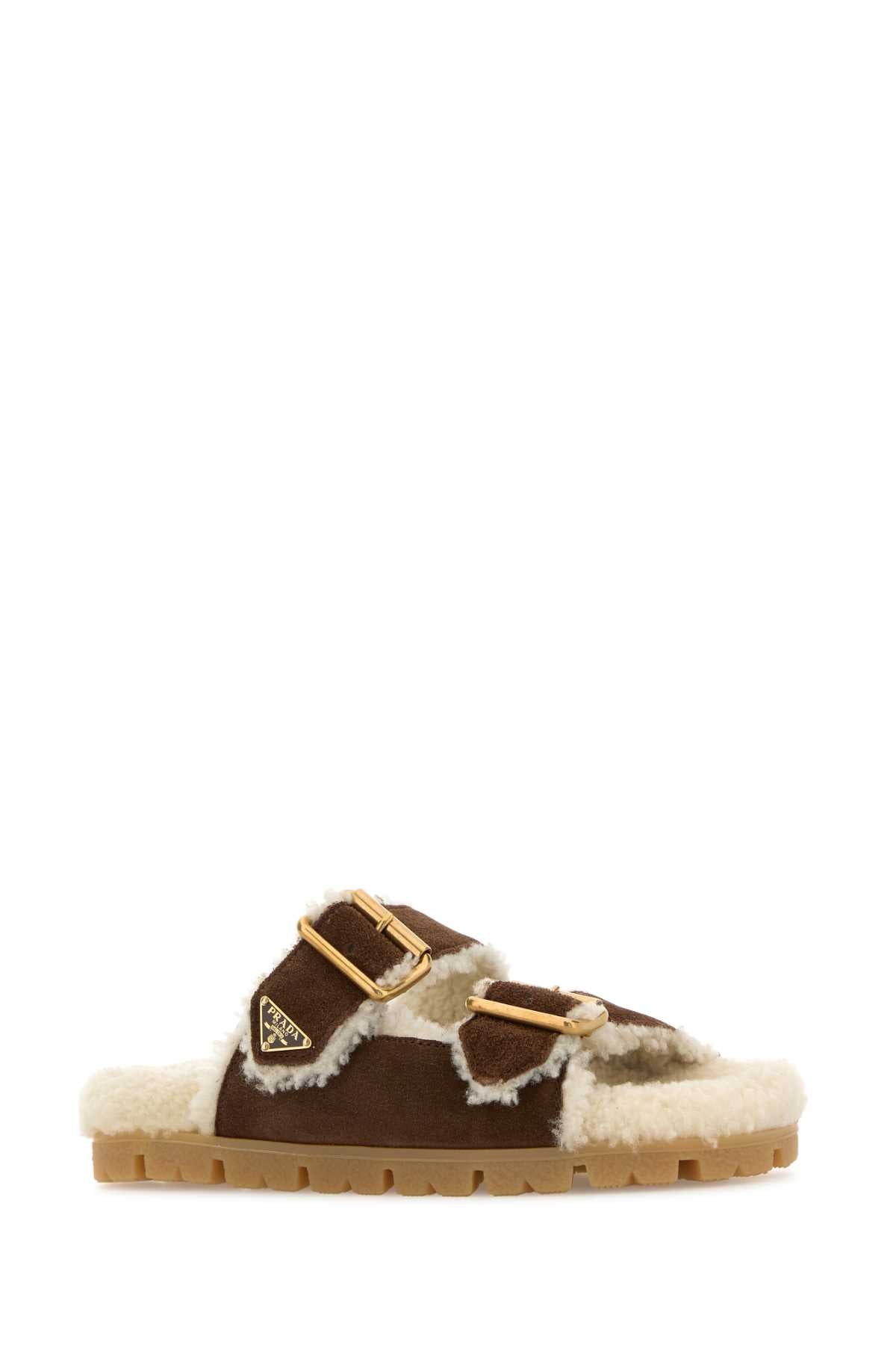 PRADA CIABATTE For Women 100%CALFLEATHER-100%OVISARIESARIES