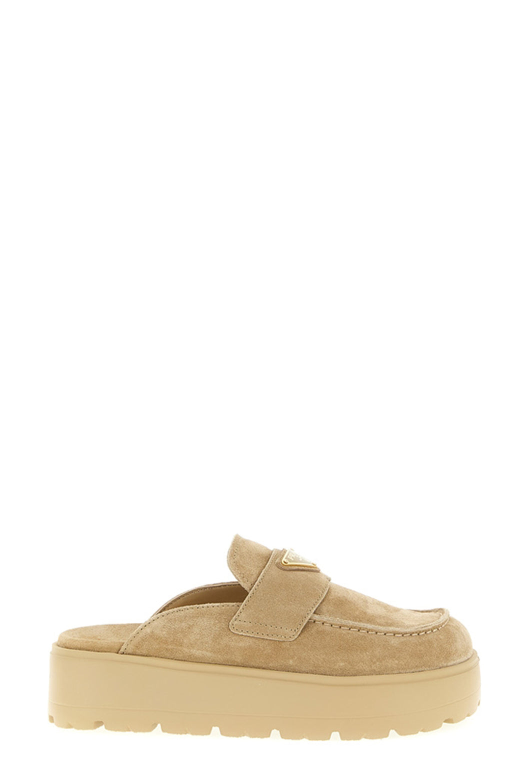 PRADA Suede sabots For Women 100% calfskin leather (Bos Taurus)
