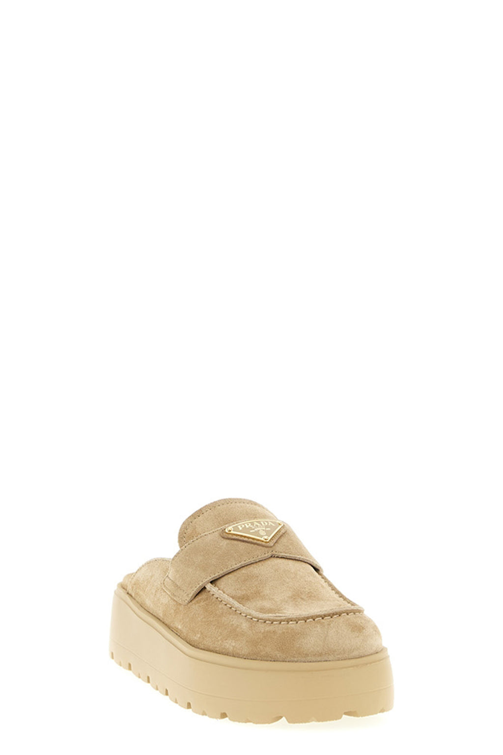 PRADA Suede sabots For Women 100% calfskin leather (Bos Taurus)