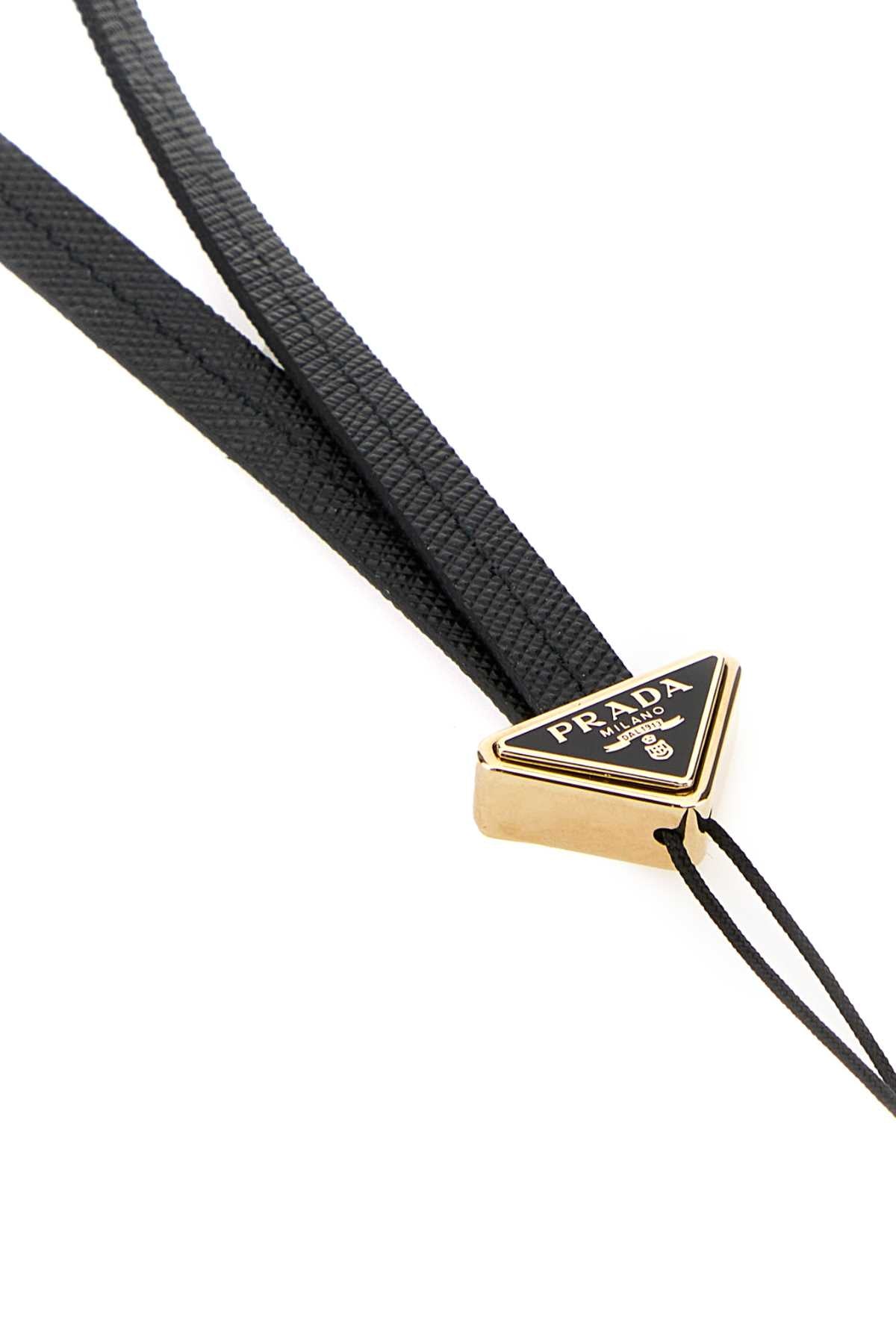 PRADA P.TA CUFFIE For Women Exterior: 100% Leather