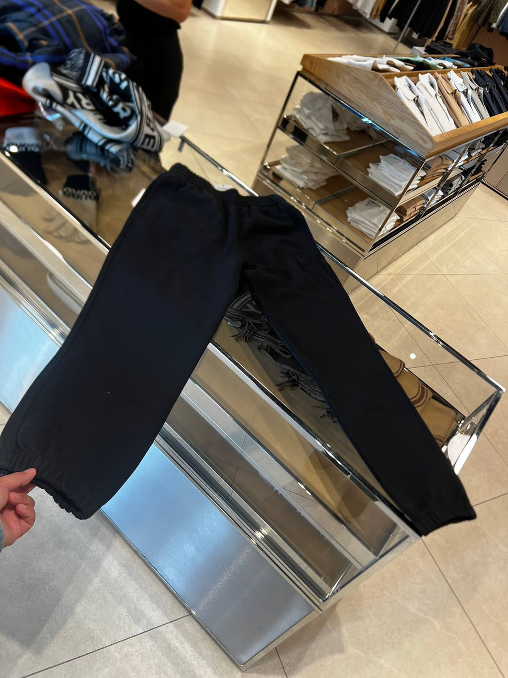 Monogram Motif Cotton Jogging Pants