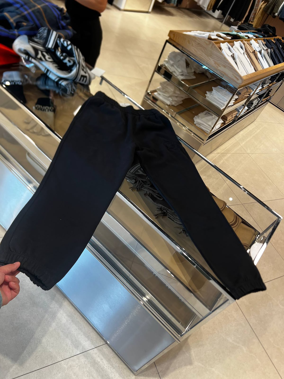 Monogram Motif Cotton Jogging Pants