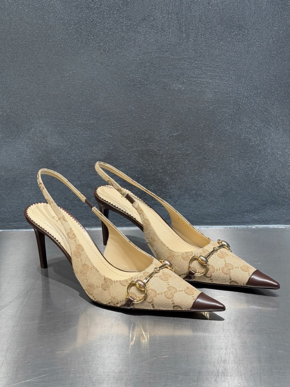 Horsebit Slingback Pump