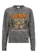 Sweater with front intarsia