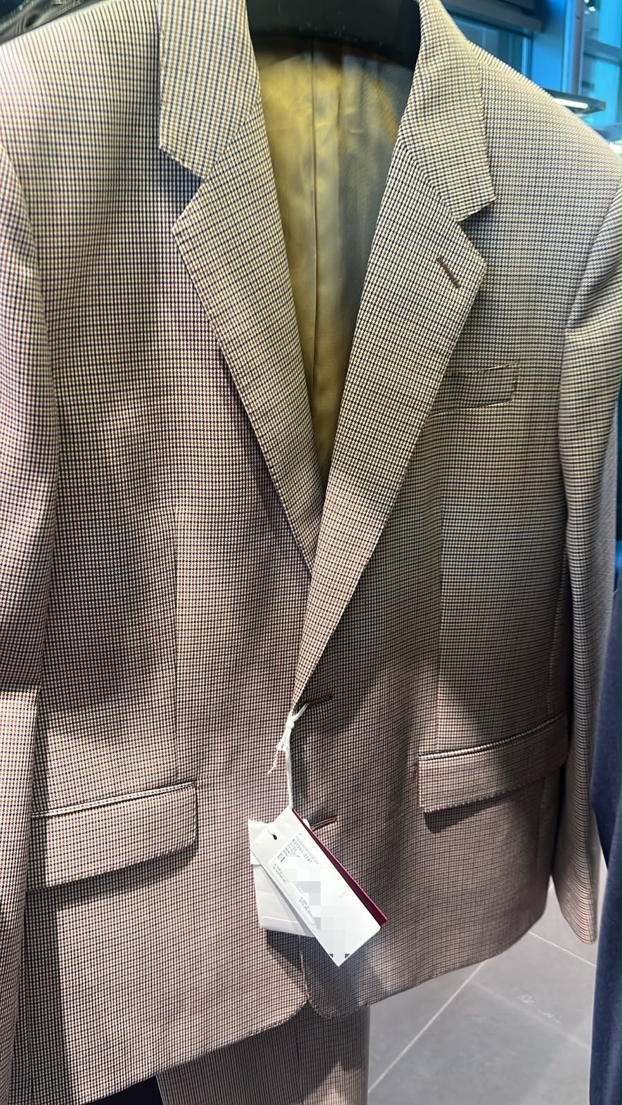 Houndstooth Pattern Blazer