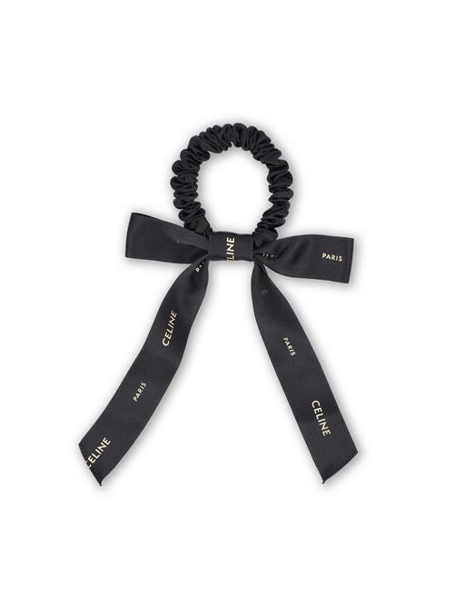 Scrunchie with Ribbon in Silk