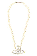 'Man. Bas Relief Pearl' necklace