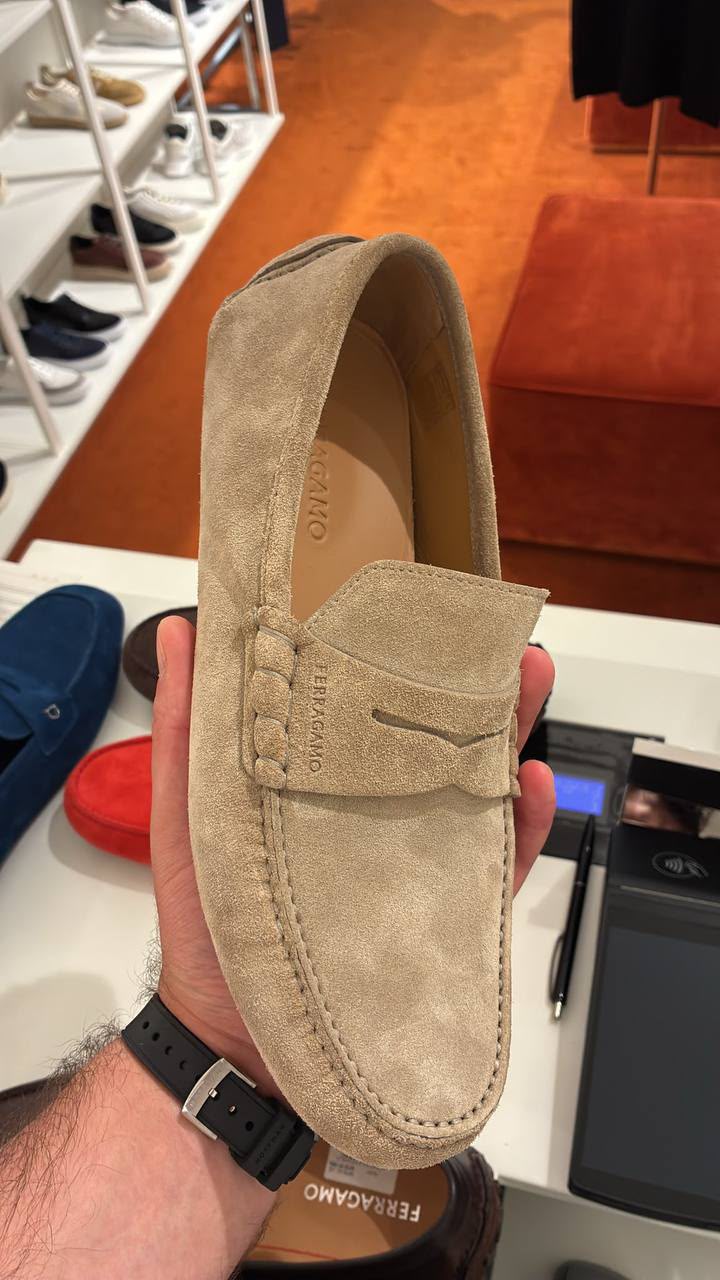 Ferragamo Suede Loafer