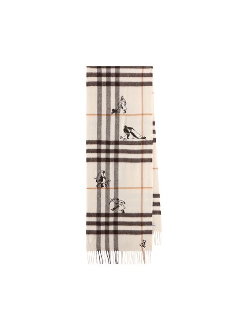 Sciarpa in cashmere Check Mates