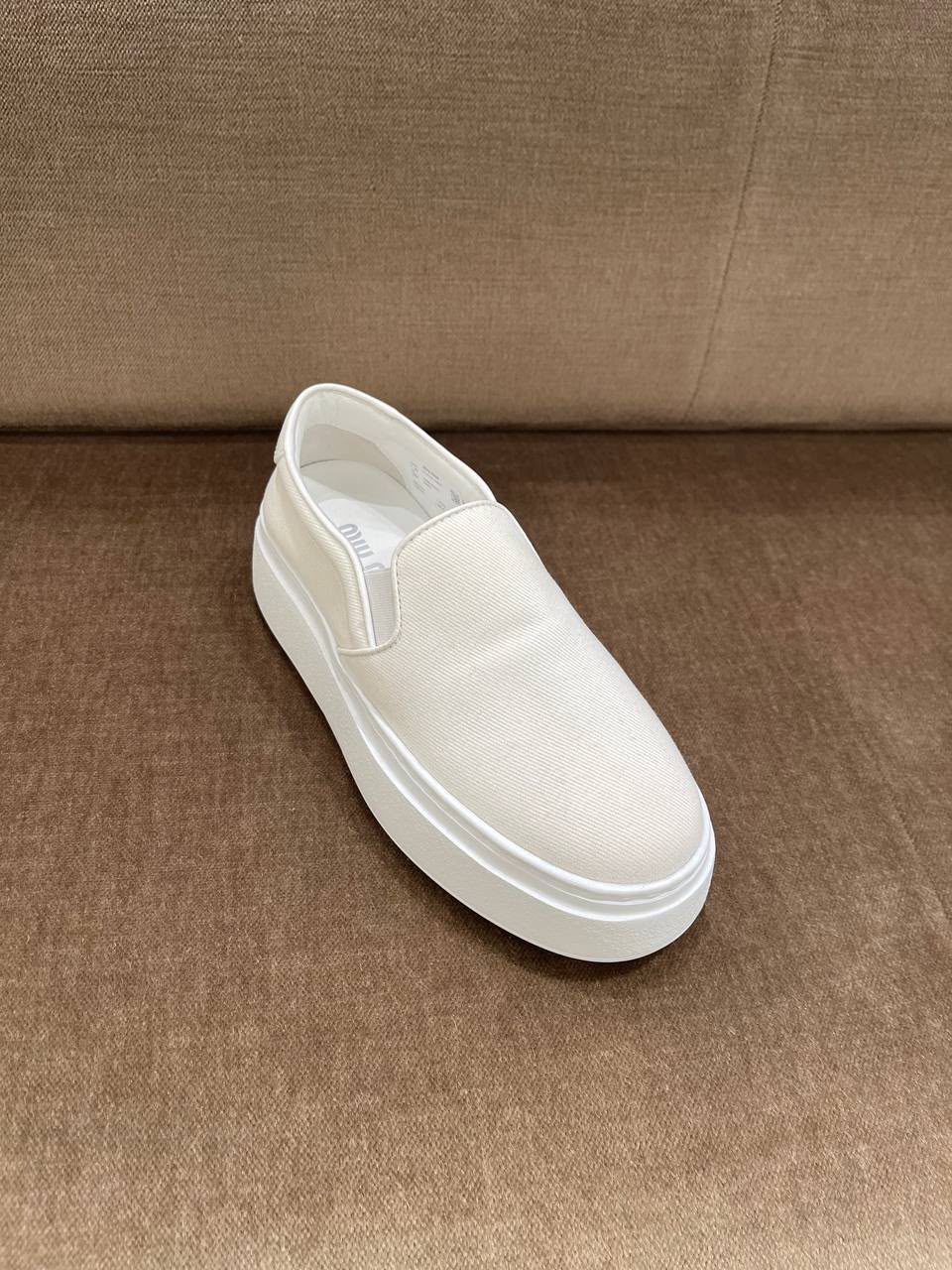 Canvas slip-on sneakers