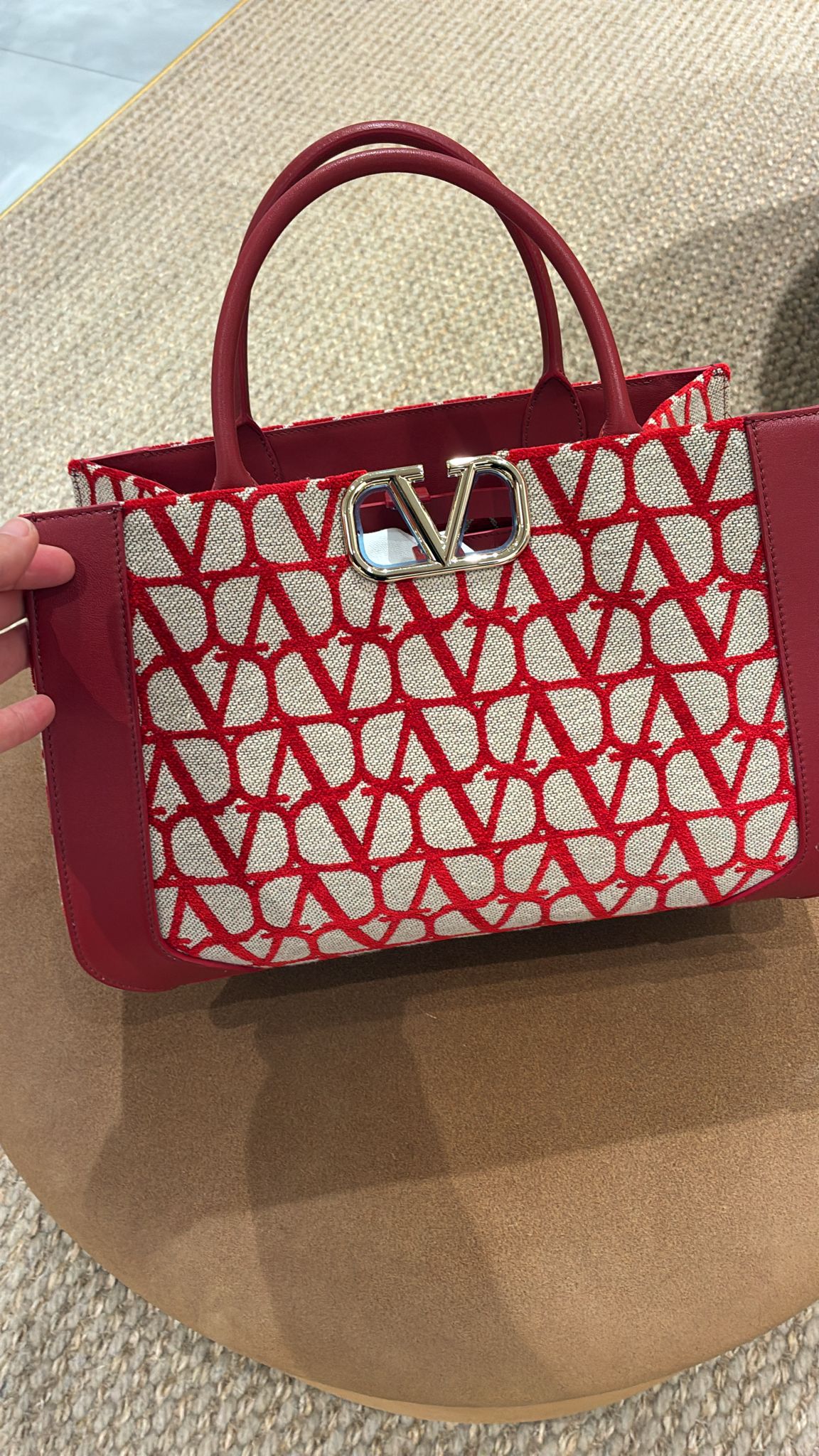 Garavani VLogo Signature Tote Bag in Toile Iconographe