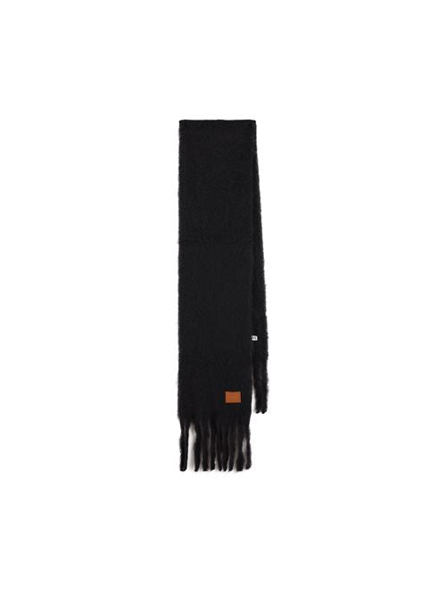 Sciarpa realizzata in mohair e lana