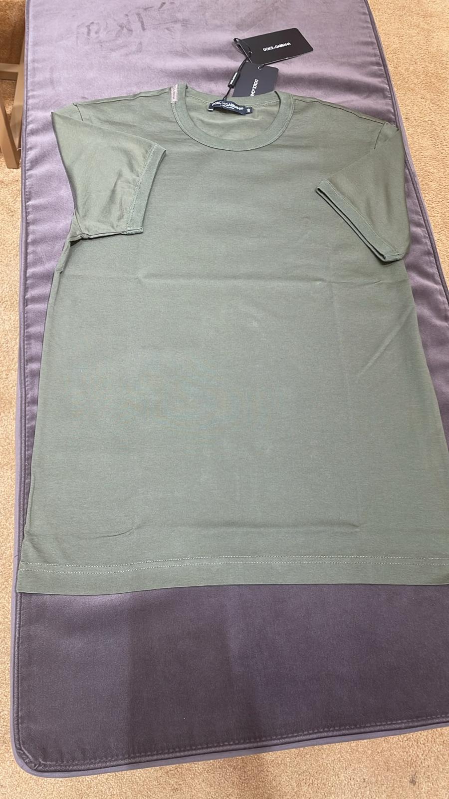 Crew-neck T-shirt in cotton jersey
