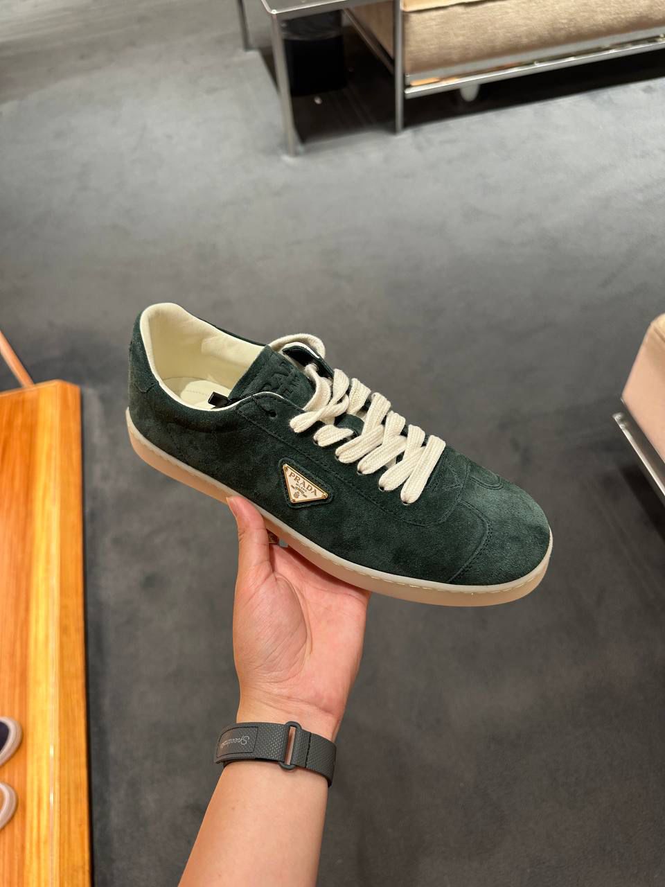 Prada Suede Sneakers