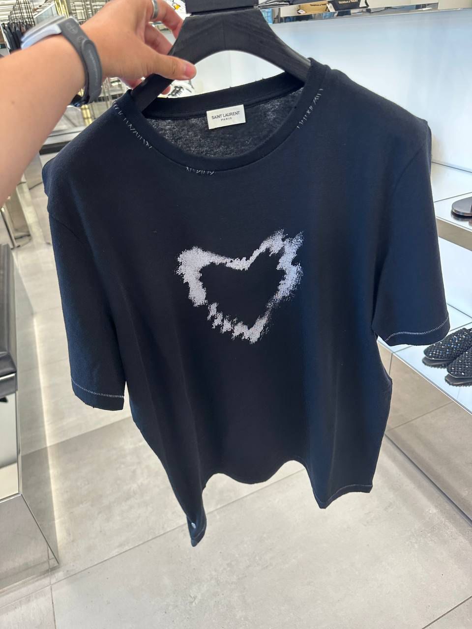 Heart Print T-Shirt