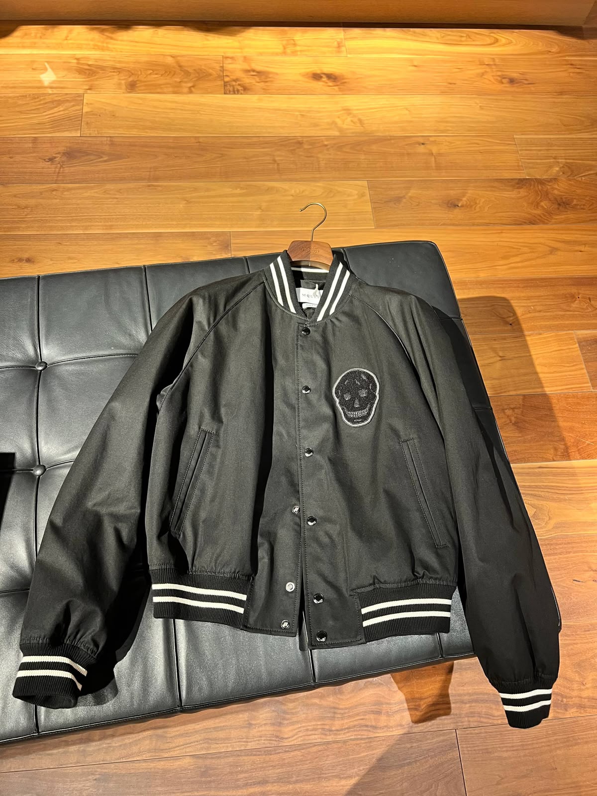 Skull Patch Varsity Jacket