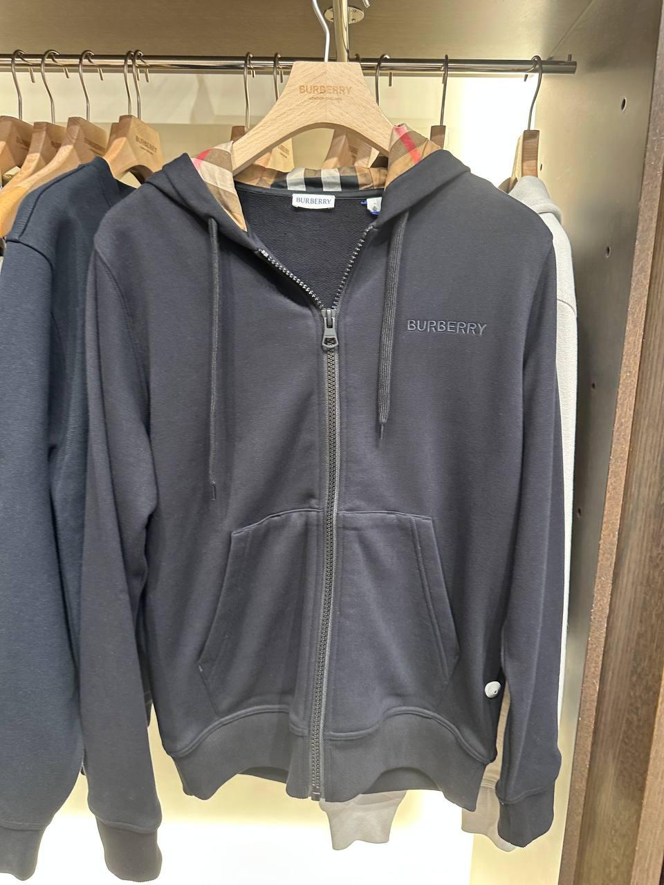 Logo Appliqué Cotton Zip-up Hoodie