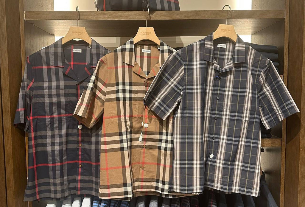 Check Cotton Short-Sleeve Shirt
