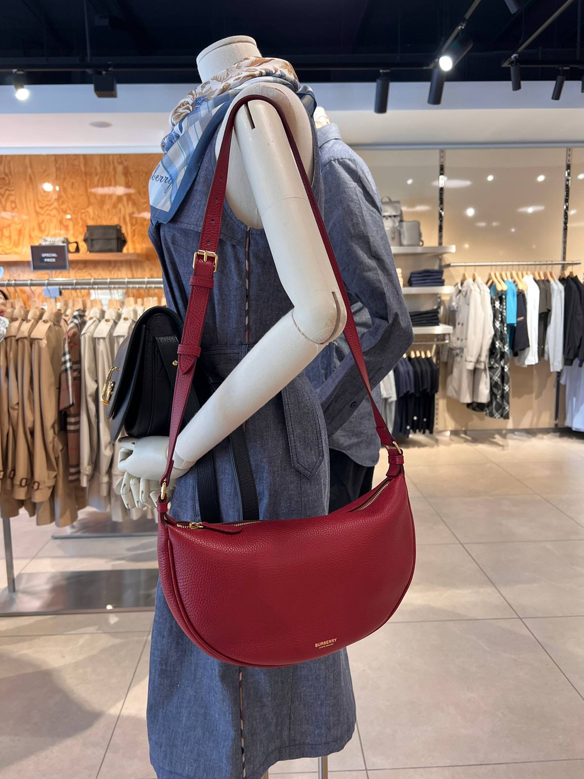 Olympia Small Crescent Bag